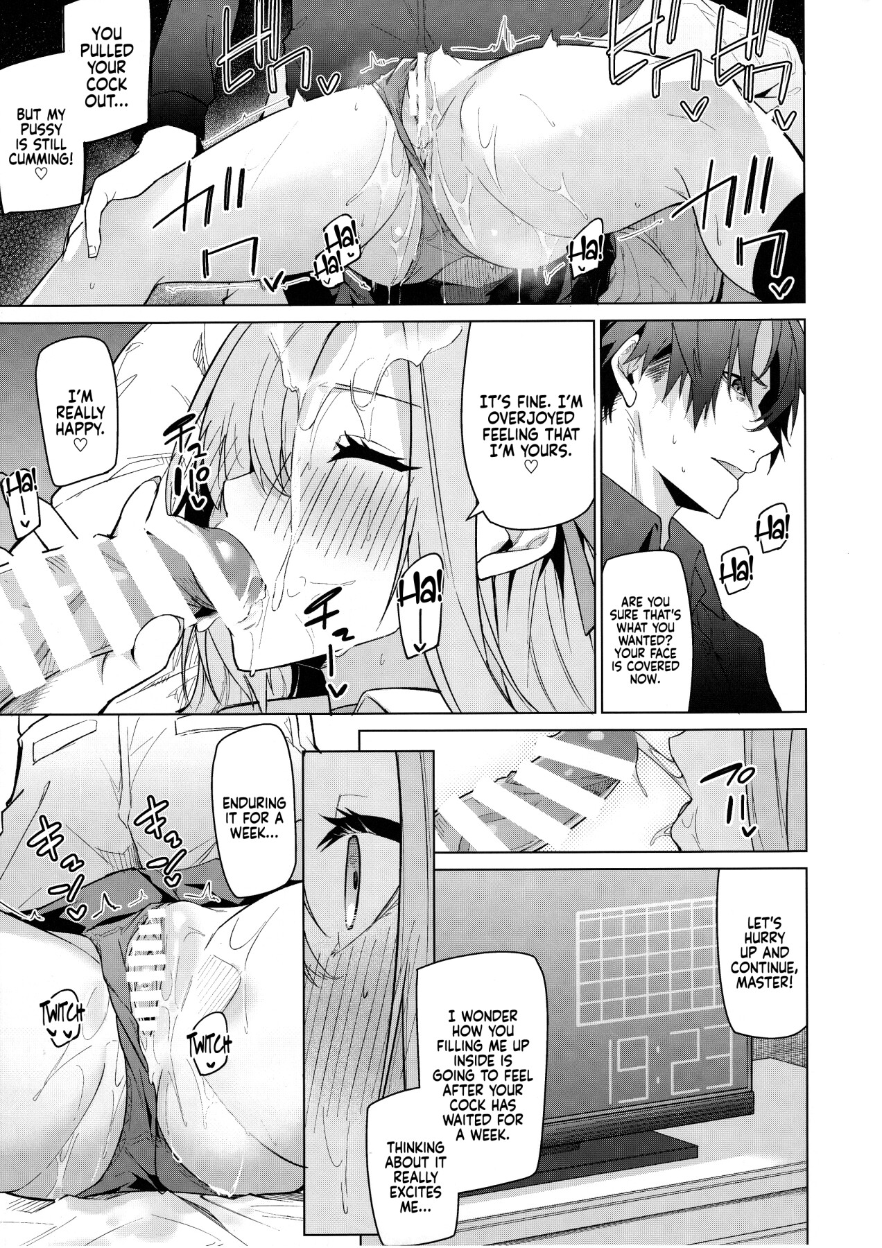 Hentai Manga Comic-With Asuna after a week apart.-Read-10